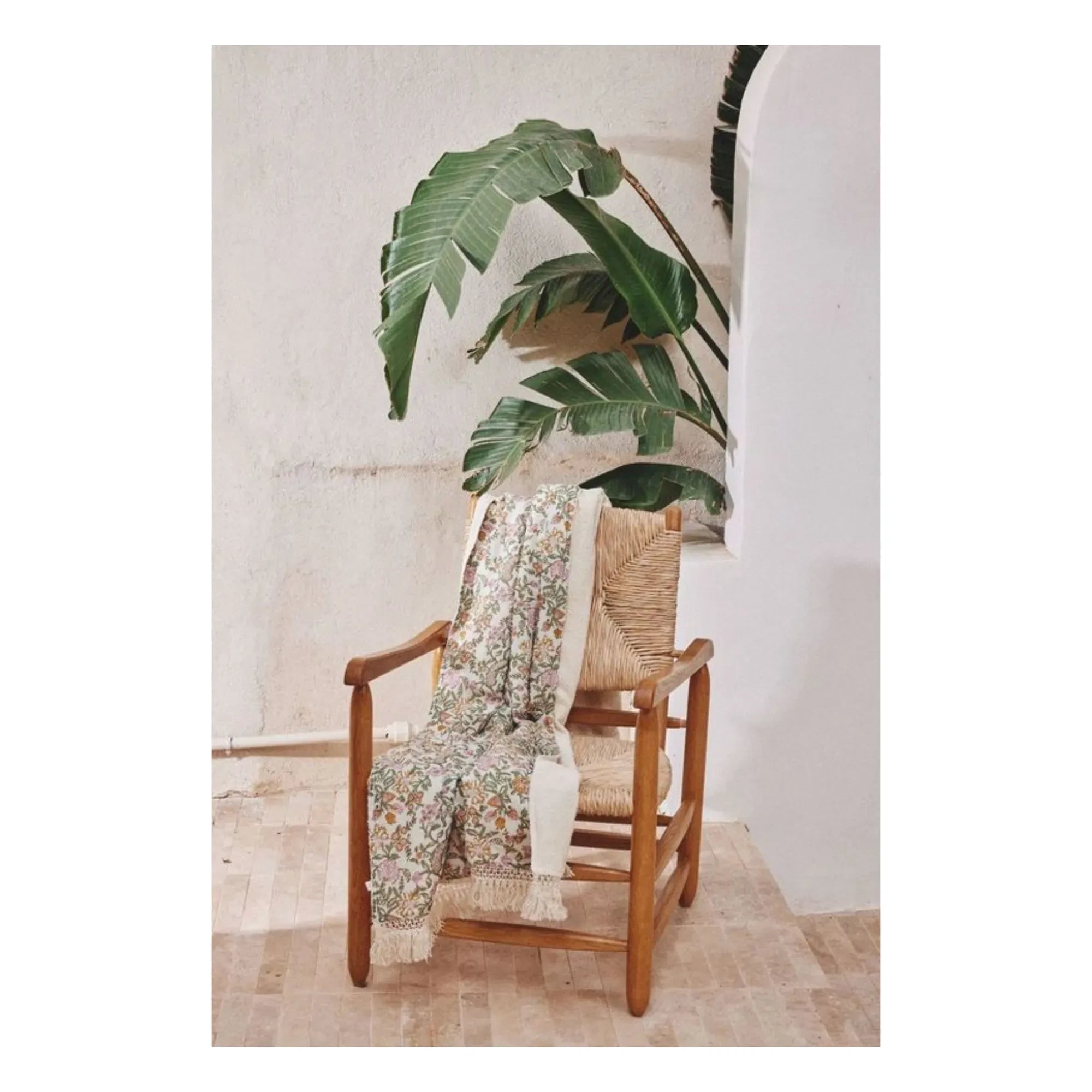 Louise Misha - Lana Organic Cotton Beach Towel | Cream