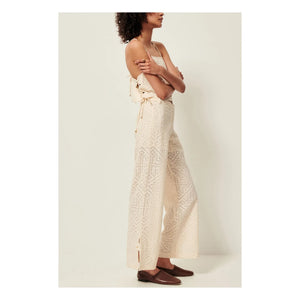 Sessùn - Allindy Cotton Pants | Ecru