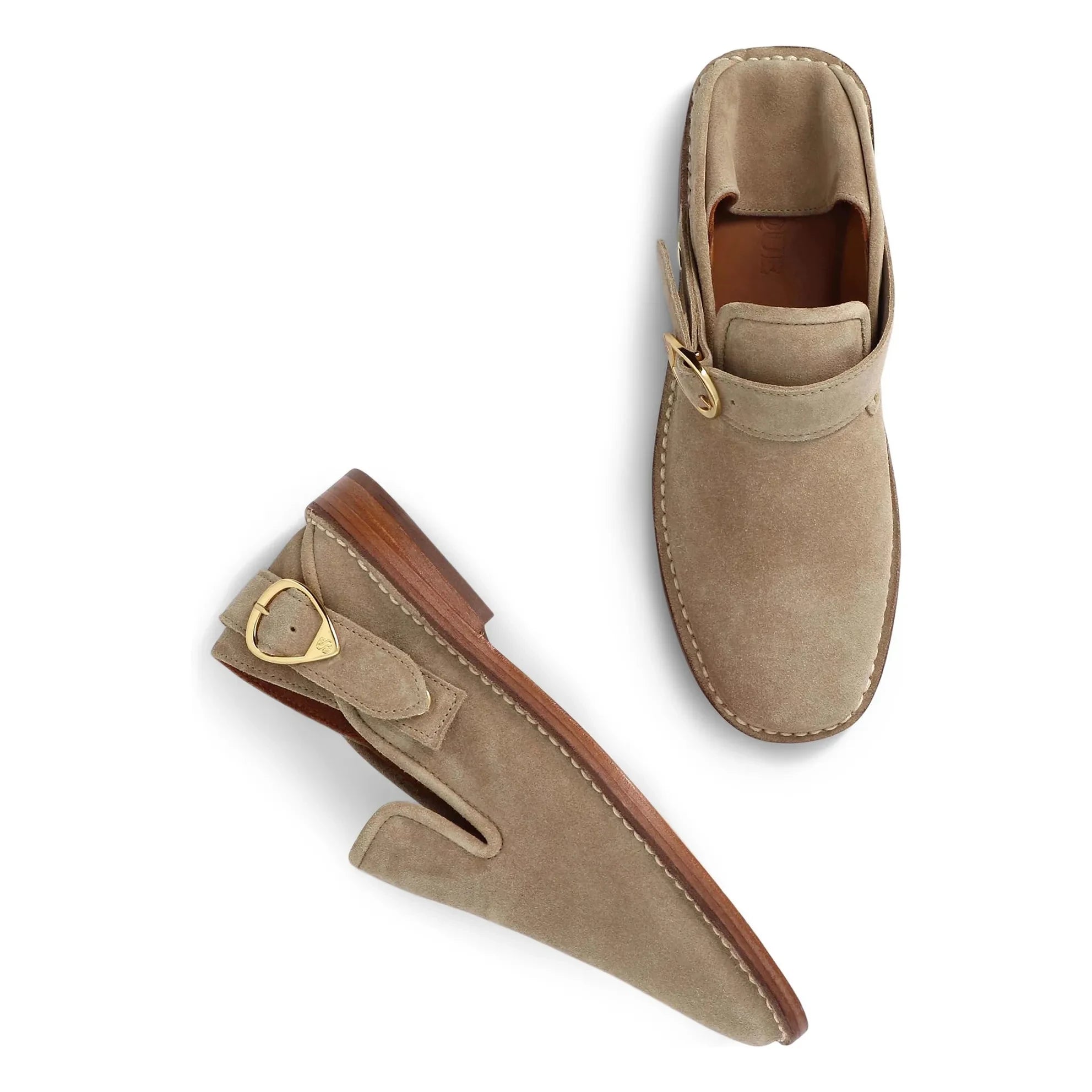 Socque Paris - Lucca Sweden Slippers | Taupe Brown