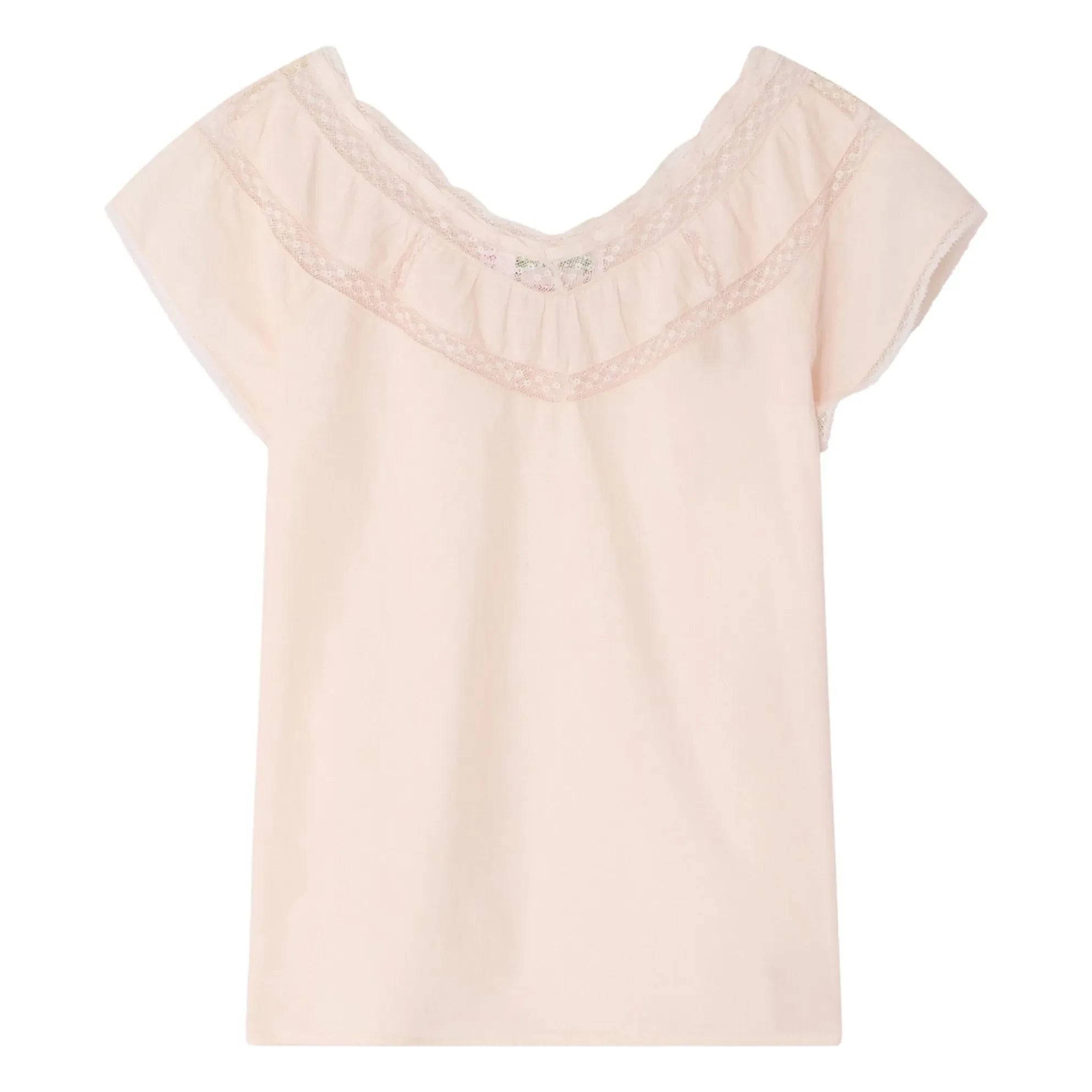 Bonpoint - Leana Organic Cotton Blouse | Powder Pink