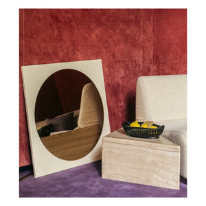 The Socialite Family - Triangolo Travertine Side Table