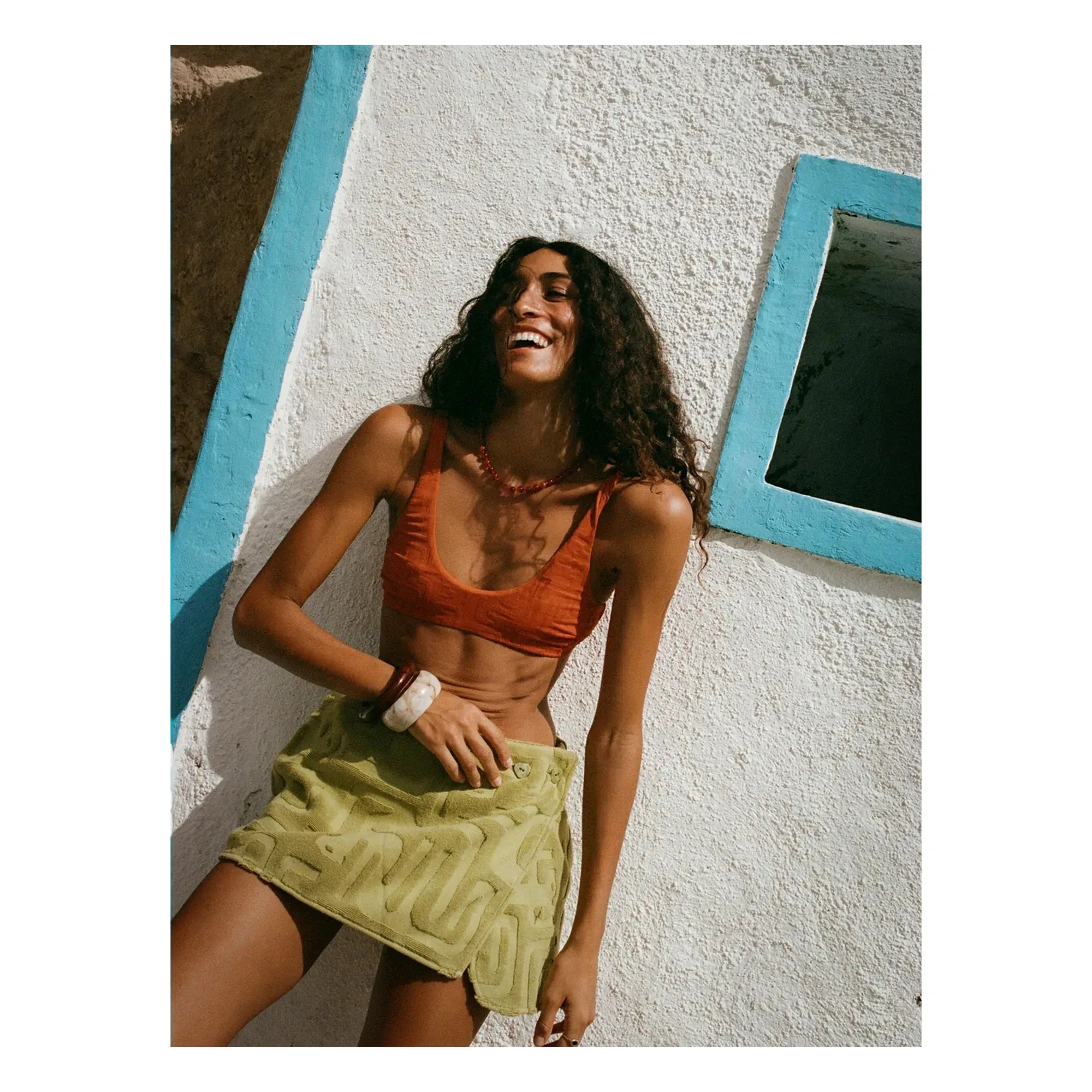 Soleil Soleil - Flo Jersey Top | Terracotta