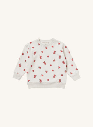 Studio Bohème - Bart Grenades Organic Cotton Sweatshirt | Ecru