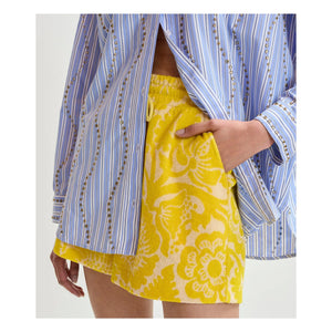Essentiel Antwerp - Jorton Terry Shorts | Lemon yellow