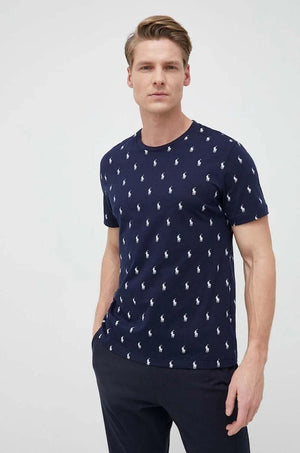 Kısa Kollu Pamuklu Pijama Üstü Polo Ralph Lauren