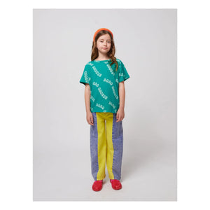 Bobo Choses - Color Block Organic Cotton Jeans | Yellow