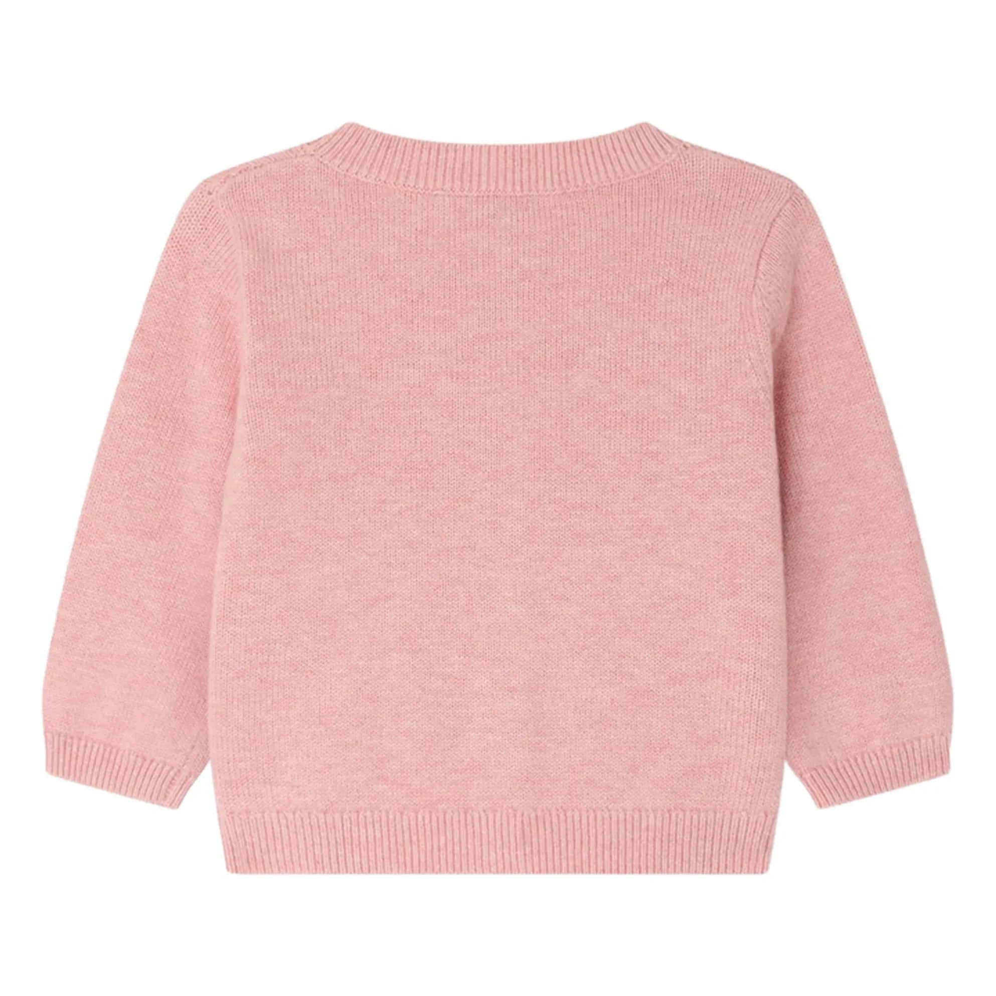 Bonpoint - Claudie Embroidered Cardigan | Powder Pink
