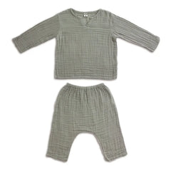 Numero 74 - Zac Shirt / Suit Pants | Light Gray