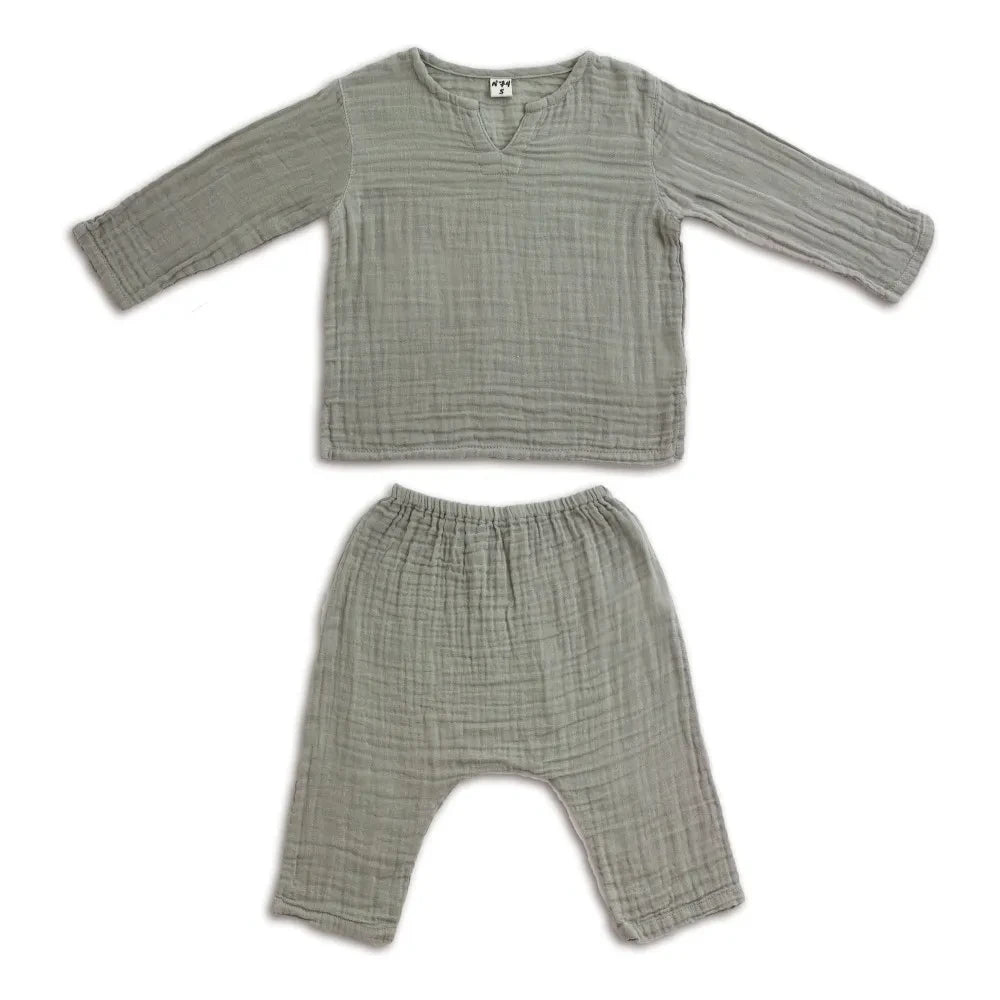 Numero 74 - Zac Shirt / Suit Pants | Light Gray