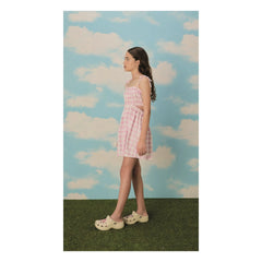 Fabula - Wrap Vichy Dress | Light Pink