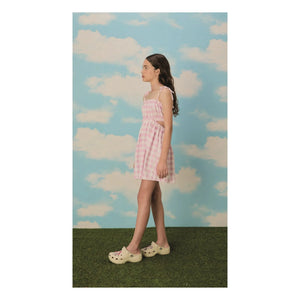 Fabula - Wrap Vichy Dress | Light Pink