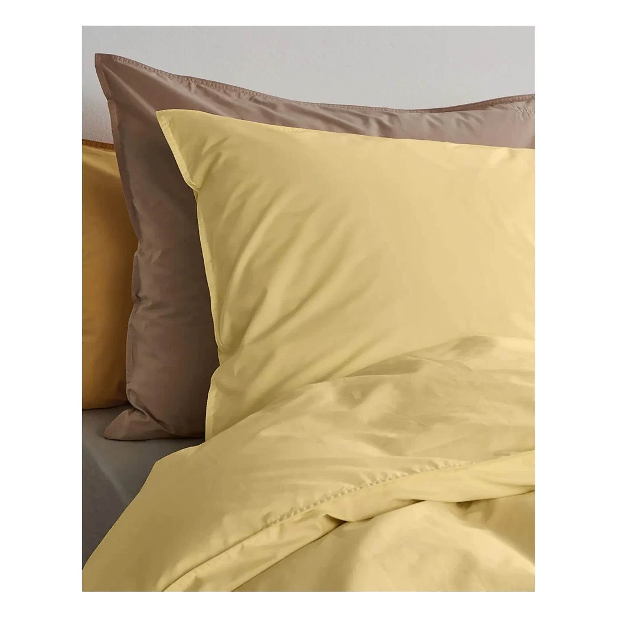 Suite 702 - Organic Percale Duvet Cover | Butter Yellow