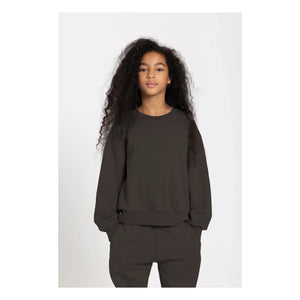 Smallable Kid - Maia organic cotton sweatshirt | Dark Gray