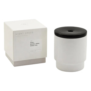 Night Space - True Black Candle - Natural Spring, Orange
