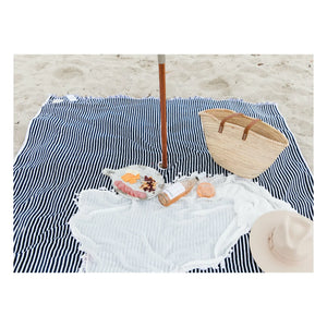 Business & Pleasure Co. - Navy Beach Umbrella Beach Towel