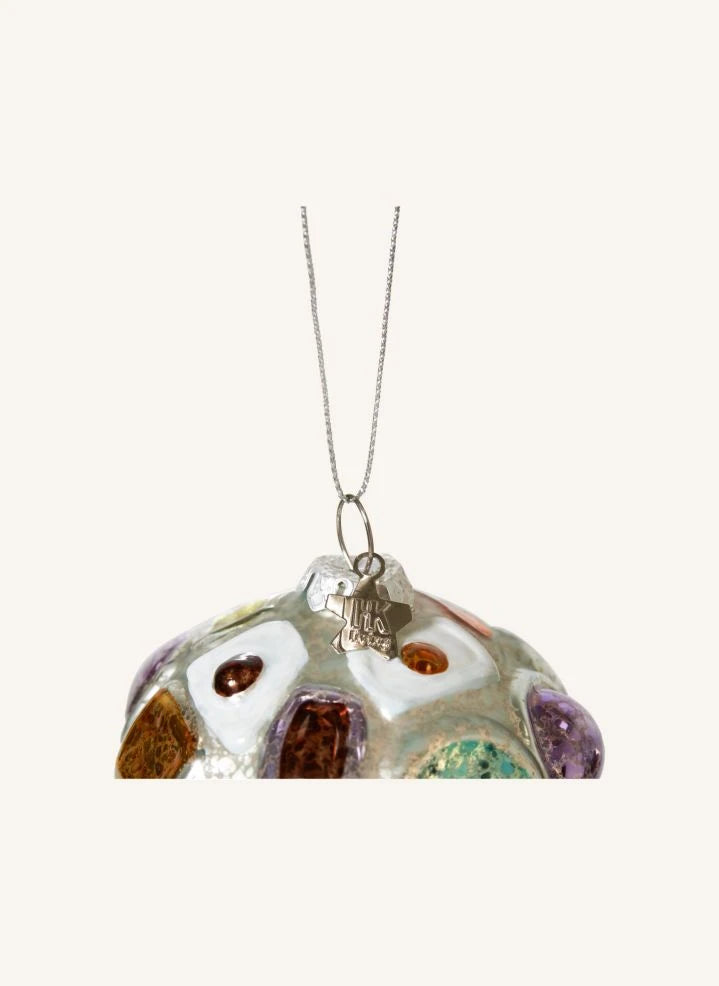 HKliving - Round Glass Christmas Ornament