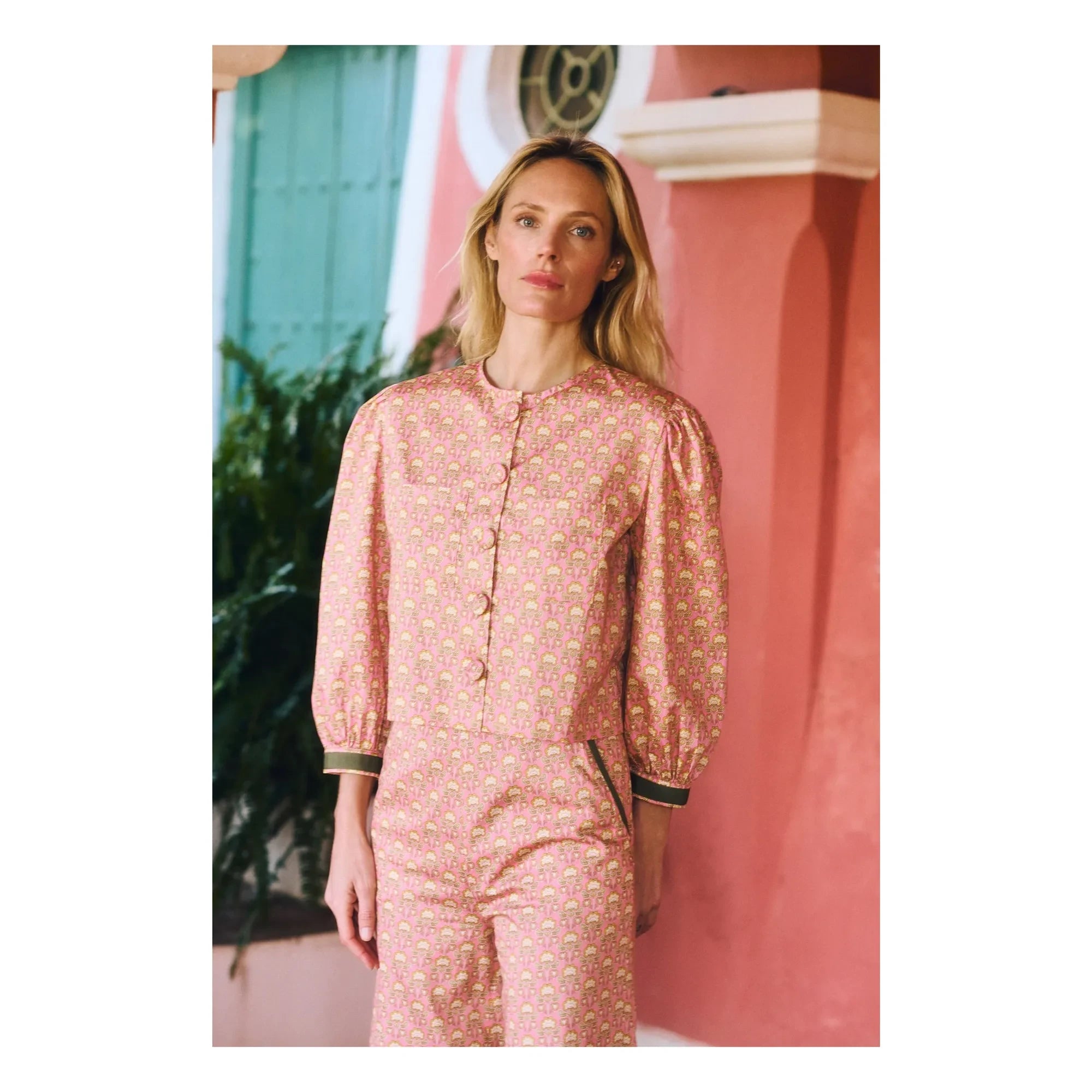 Maria de la Orden - Bristol Cotton Blouse | Peach