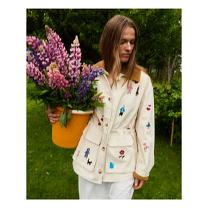 SISSEL EDELBO - Organic Way to Pamuk Ceket | Ecru