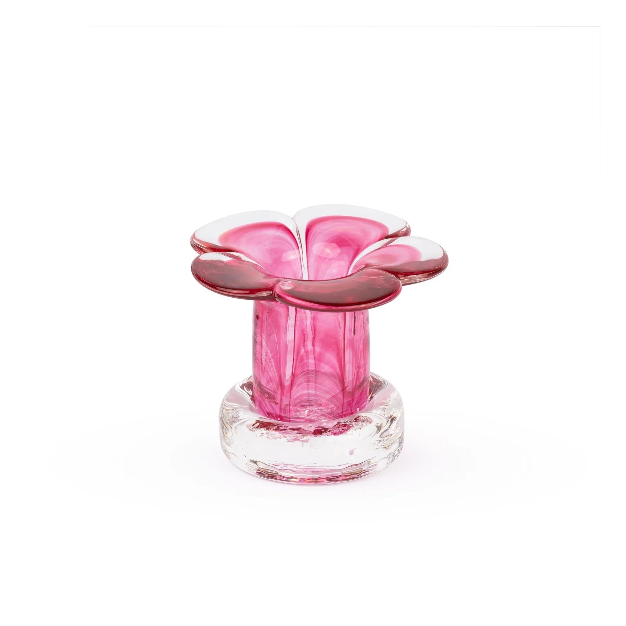 Denise - Stella Glass Candle Holder | Pink