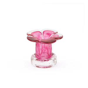 Denise - Stella Glass Candle Holder | Pink