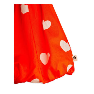 Mini Rodini - Balloon Skirt with Hearts Organic Cotton | Red
