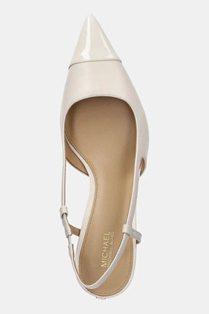 MICHAEL Michael Kors Alora Toe Cap Mid Sling İnce Topuklu Deri Ayakkabı