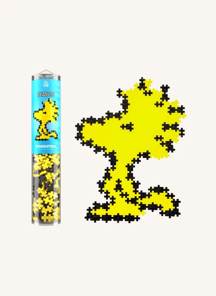Plus-Plus - Woodstock Tube - 275 Parça - Plus-Plus x Peanuts | Sarı