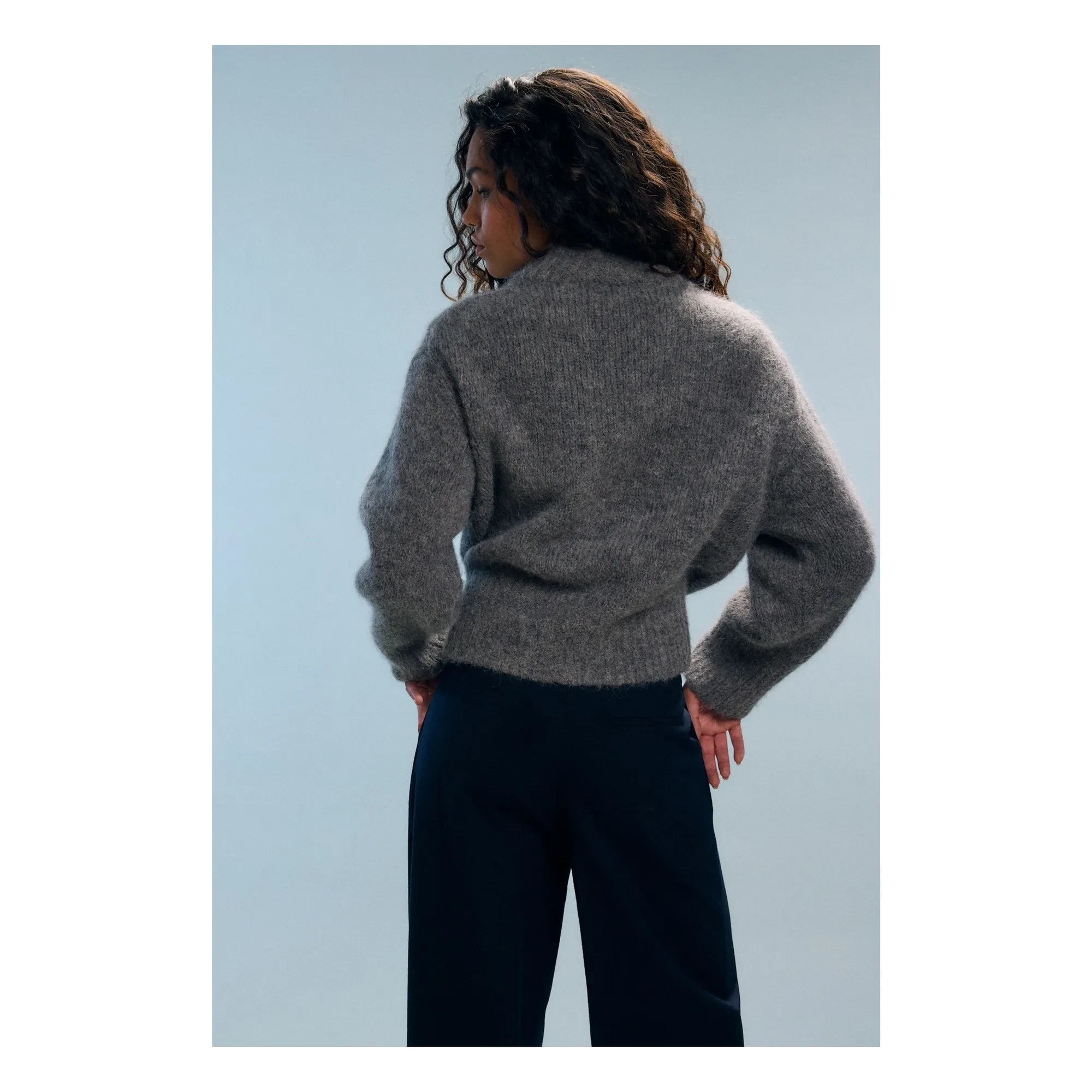 Nitah - Marc Alpaca Sweater | Gray