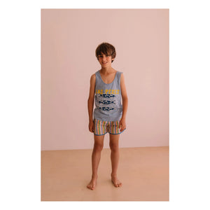 We Are Kids - Carlo Striped Swimsuit | Blue