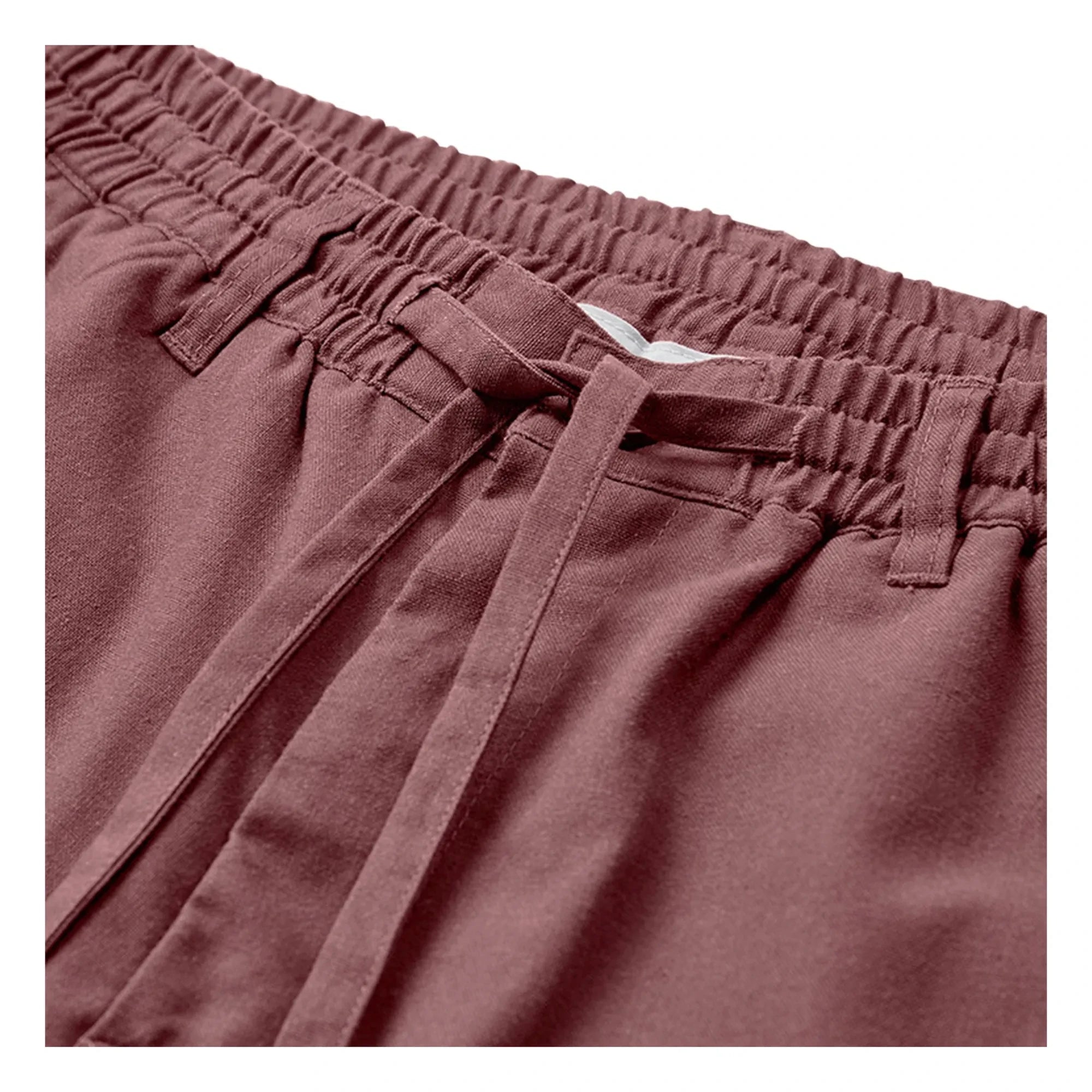 Anerkjendt - Akjames Linen Shorts | Burgundy