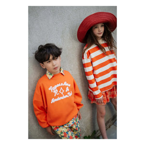 Repose AMS - Organic Cotton Crewneck | Orange