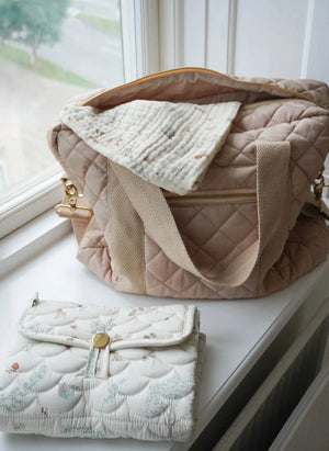 Cam Cam - Woodland Muslin Blanket | Ecru