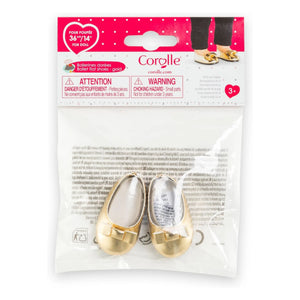 Corolle - 36 cm Doll with Gold Ballerinas | Gold