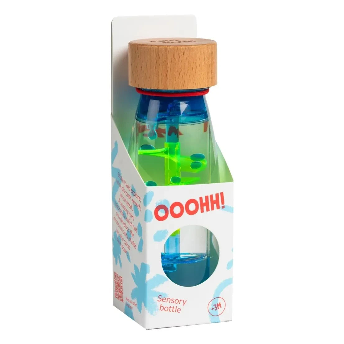 Petit Boum - Spiral sensory bottle | Blue