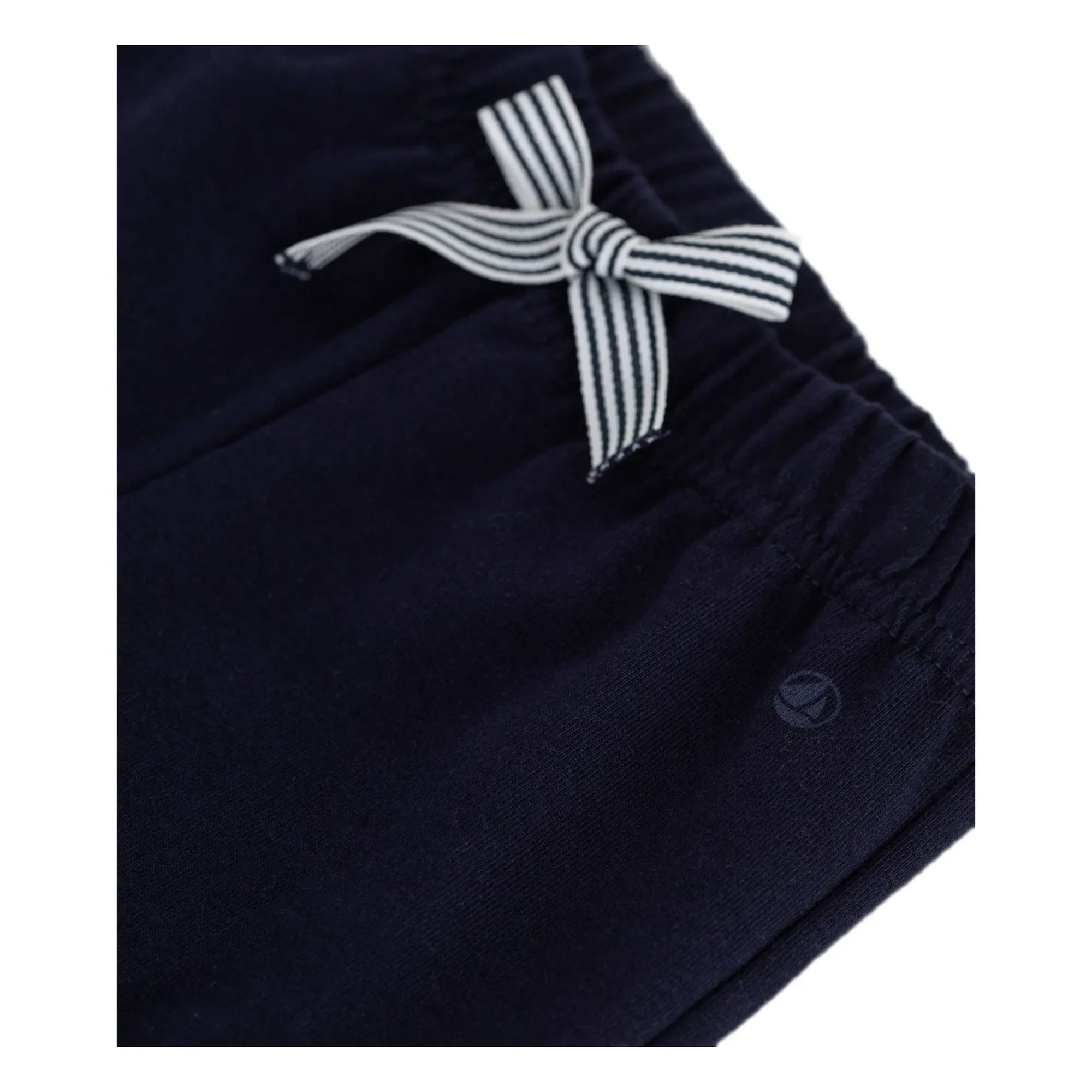 Petit Bateau - Organic cotton fleece shorts | Midnight blue