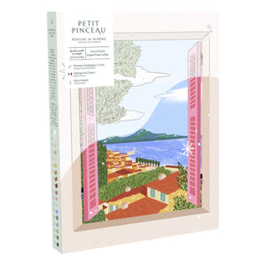 La Petite Épicerie - Numbered Coloring Set - Open Window Over Naples