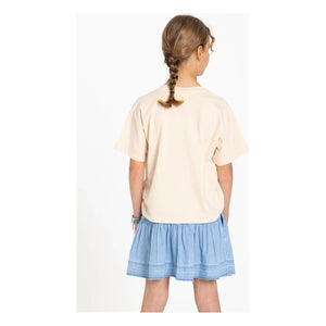Hundred Pieces - Luna Cheval organik pamuklu Tişört | Krem
