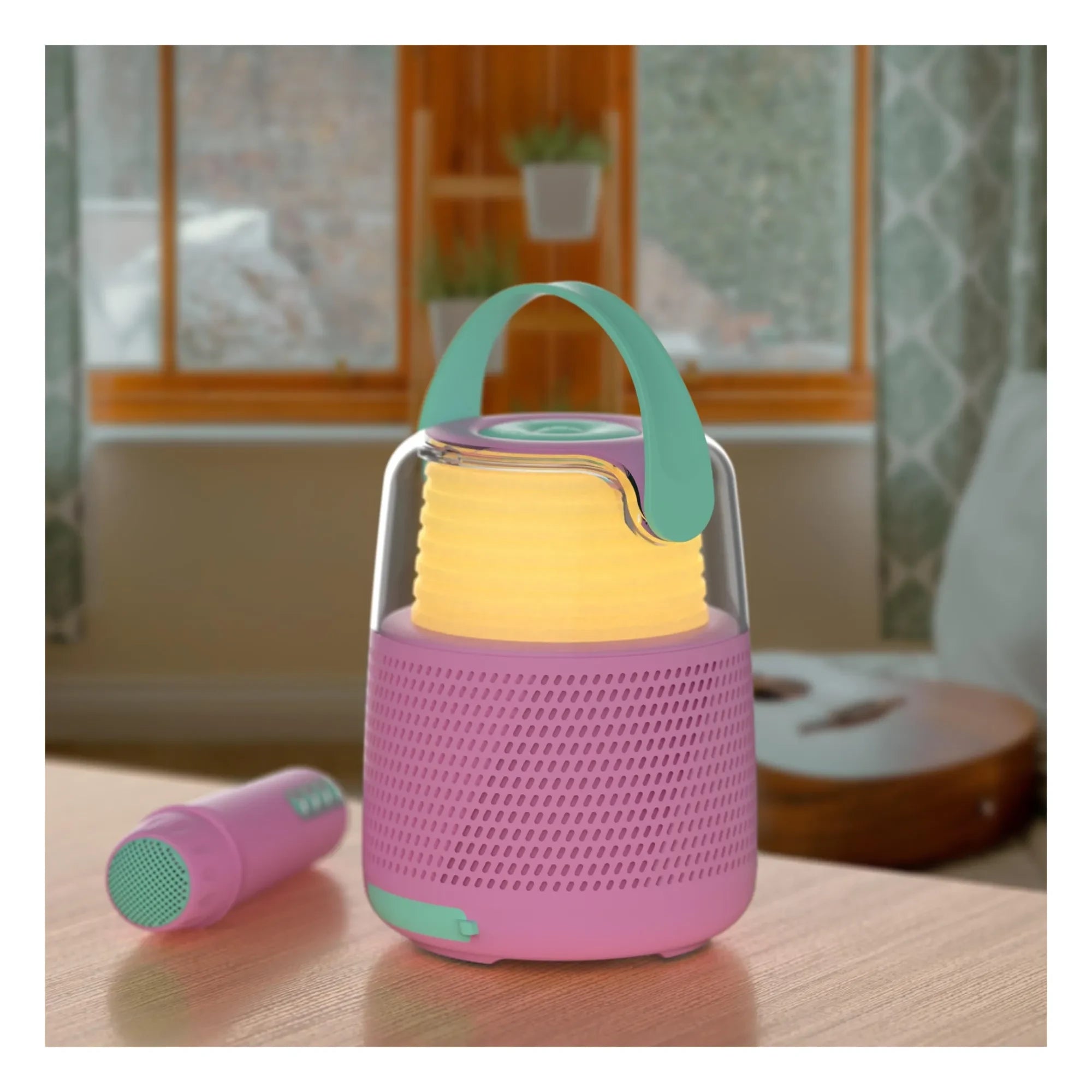 MOB - KS-80 Speaker and Karaoke System | Pink