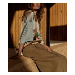 Mes Demoiselles - Malden Silk Blouse | Blue