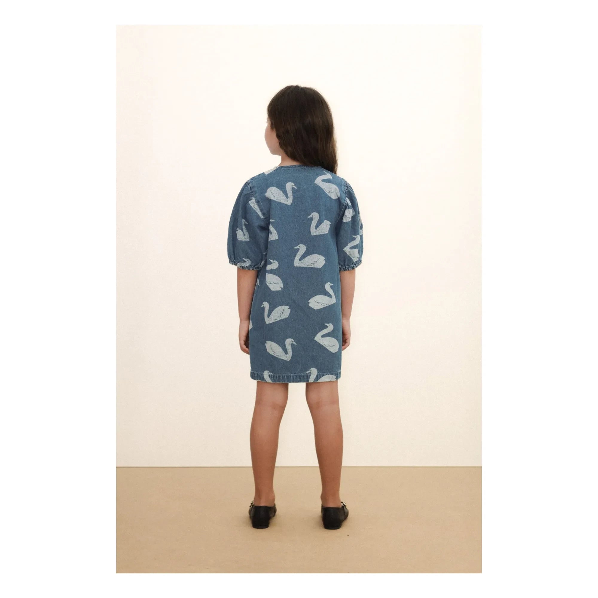 Tinycottons - Denim Swan Dress | Blue