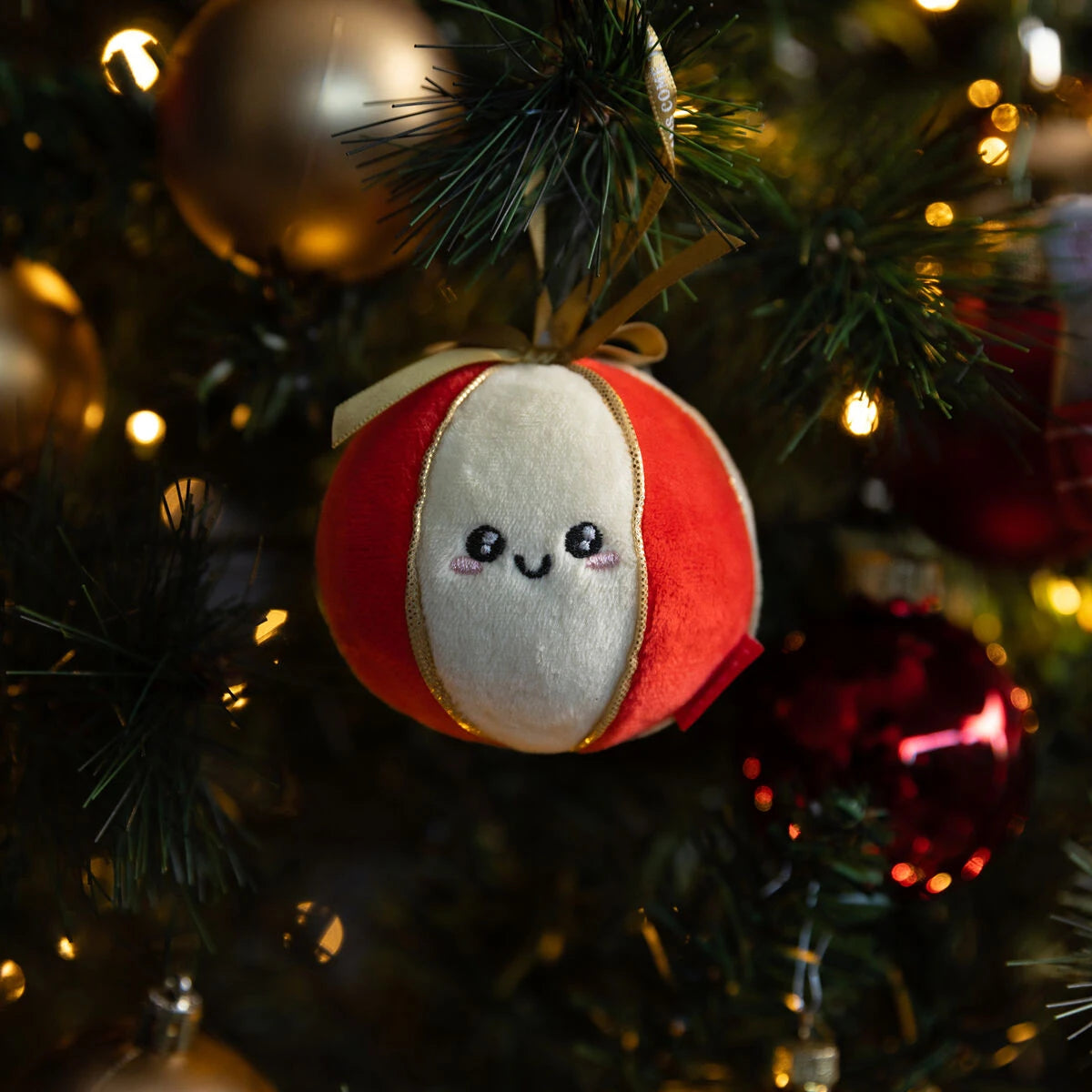 Legami - Plush Toy Christmas Decoration - Ball - Oh-Oh-Ohrnaments