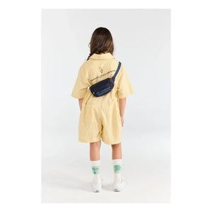 The Animals Observatory - Squirrel Jumpsuit Organic Cotton | Light Yellow