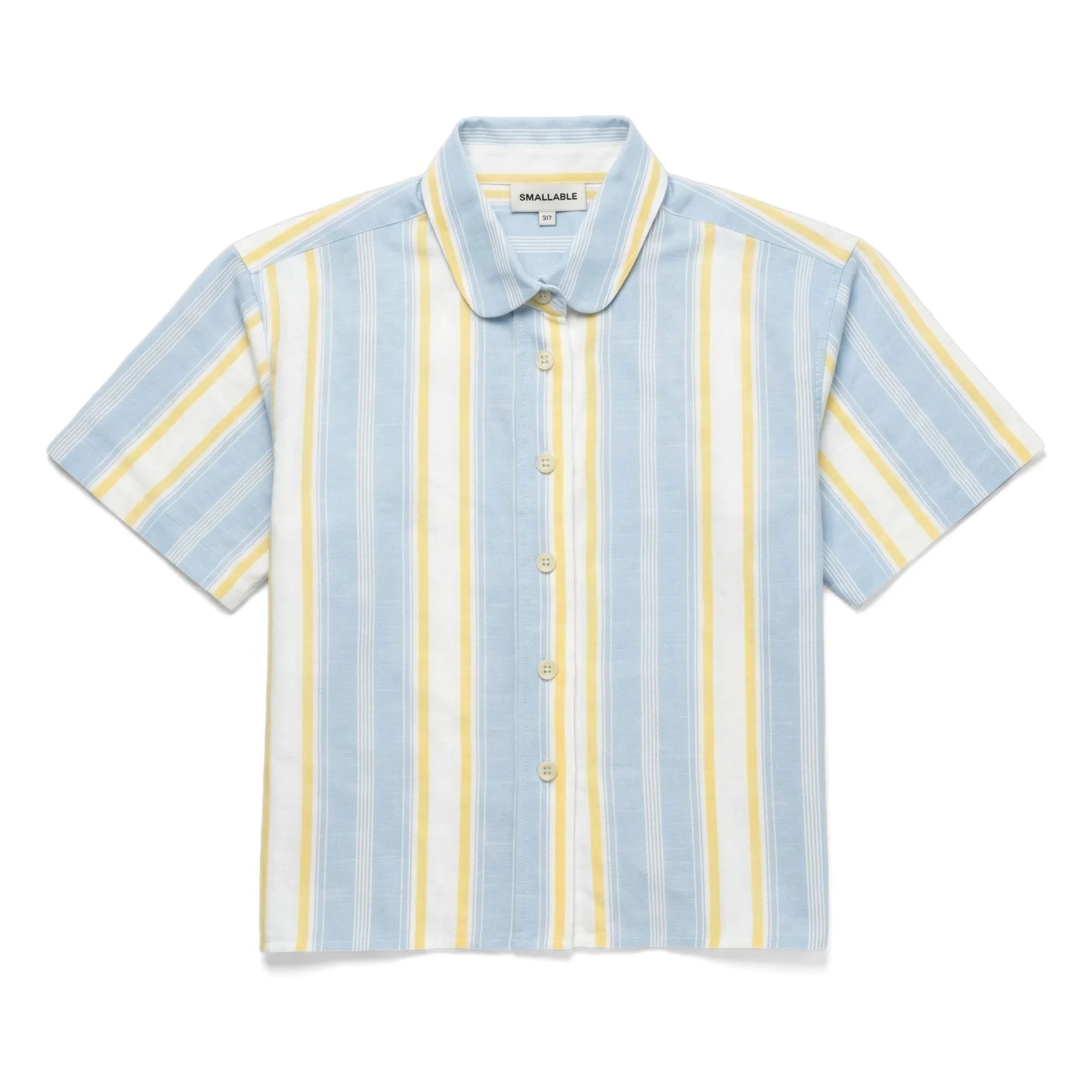 Smallable Kid - Sawyer Striped Shirt | Light Blue
