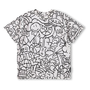 Molo - Rodney Doodles Organic Cotton T-Shirt | White