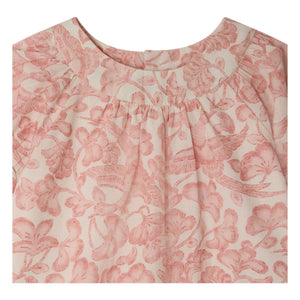 Bonpoint - Cachouli Fleurie Organic Cotton Dress | Powder Pink