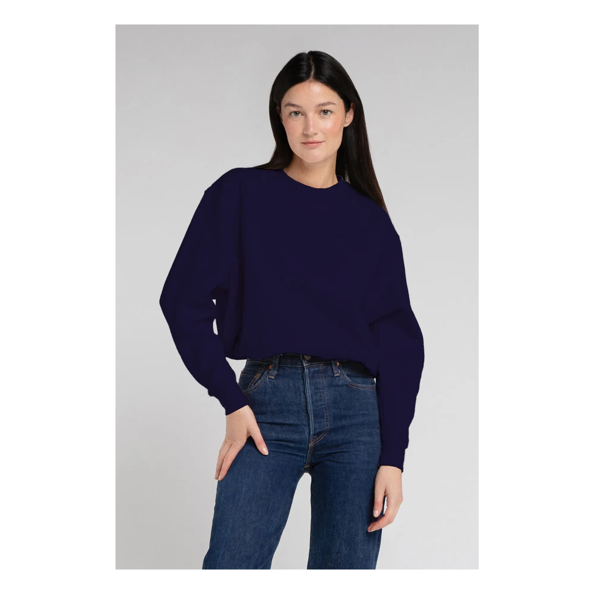 Elise Chalmin - Luigi Cotton Sweatshirt | Navy Blue