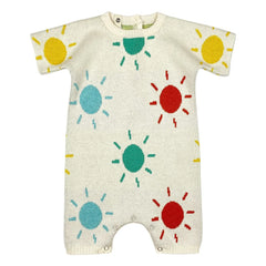 Baby - Sunny Combishort Organic Pamuk | Ekru