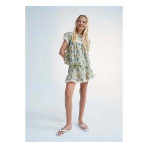 the new society - Beverly Linen Blouse | Ecru