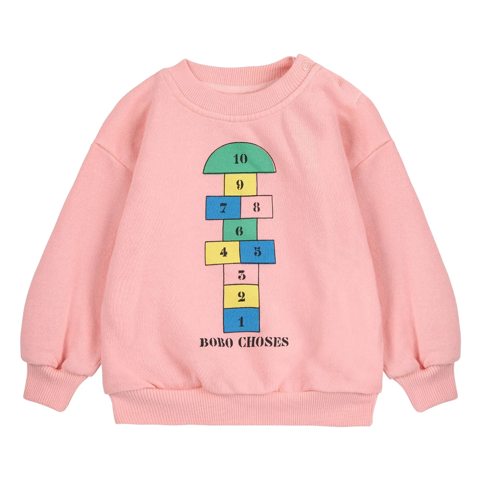 Bobo Choses - Marelle Organic Cotton Sweatshirt | Pink