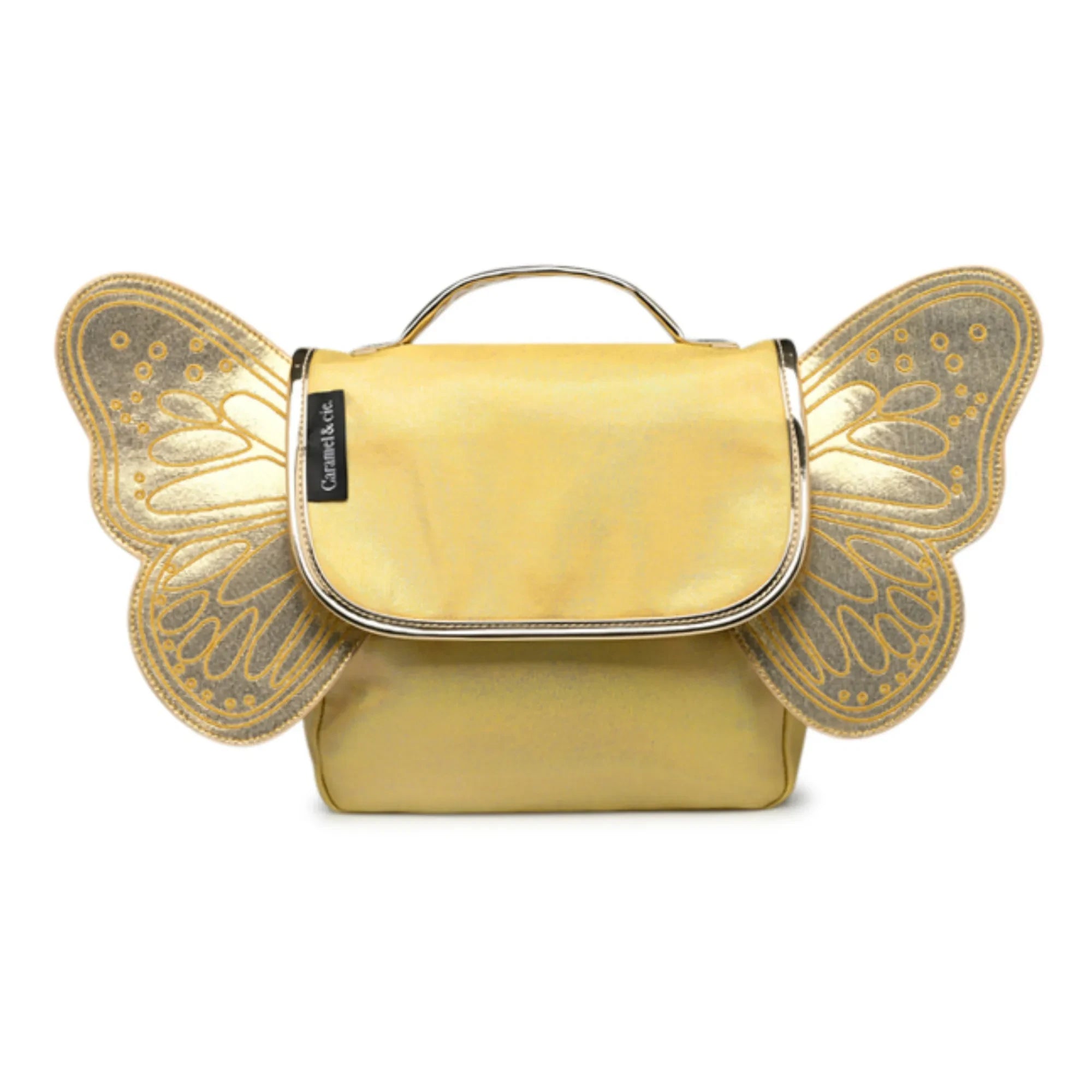 Caramel & Cie - Iriseren Butterfly Bag | Yellow
